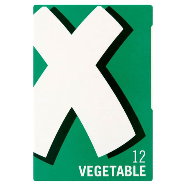 Oxo Stock Cubes Vegetable (Pack of 12 Cubes) (CASE OF 12 x 71g)