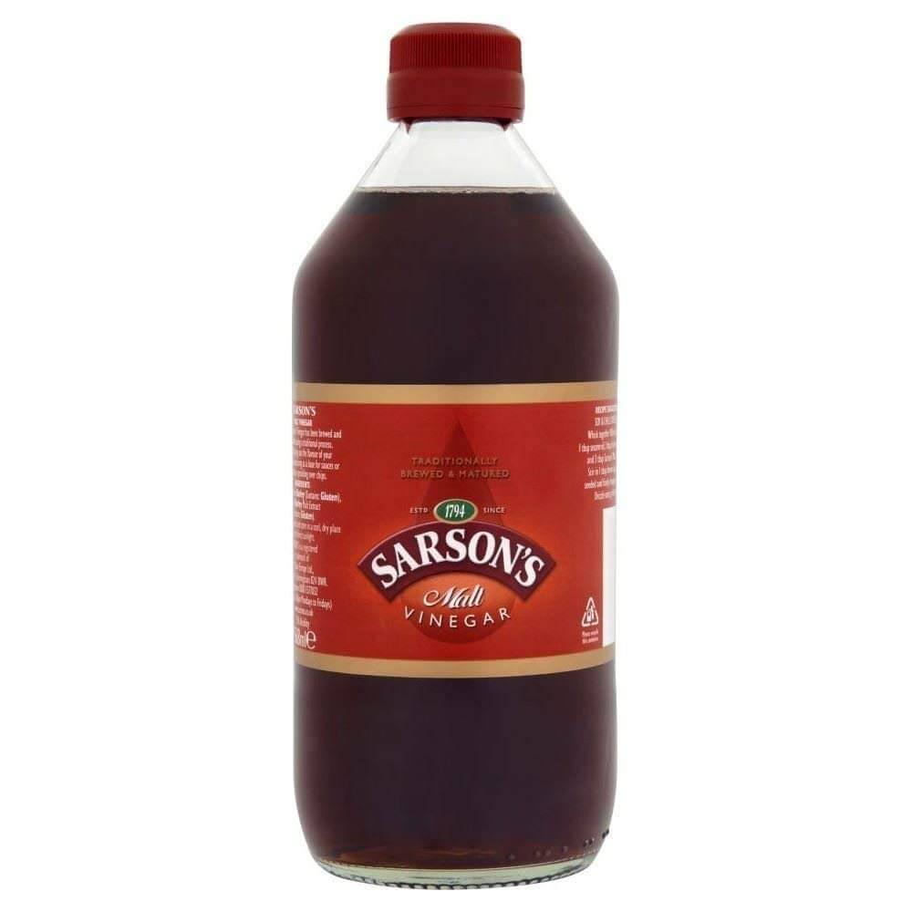 Sarsons Malt Vinegar Medium Bottle (CASE OF 12 x 568ml)