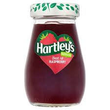 Hartleys Jam Raspberry Seedless (CASE OF 6 x 340g)