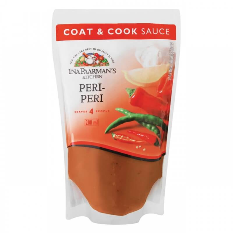 Ina Paarman Sauce Peri Peri Coat and Cook (Kosher) (CASE OF 12 x 200ml)