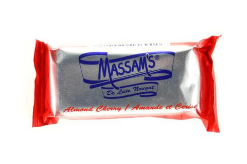 Massams Nougat Almond Cherry Bar (Kosher) (CASE OF 48 x 25g)