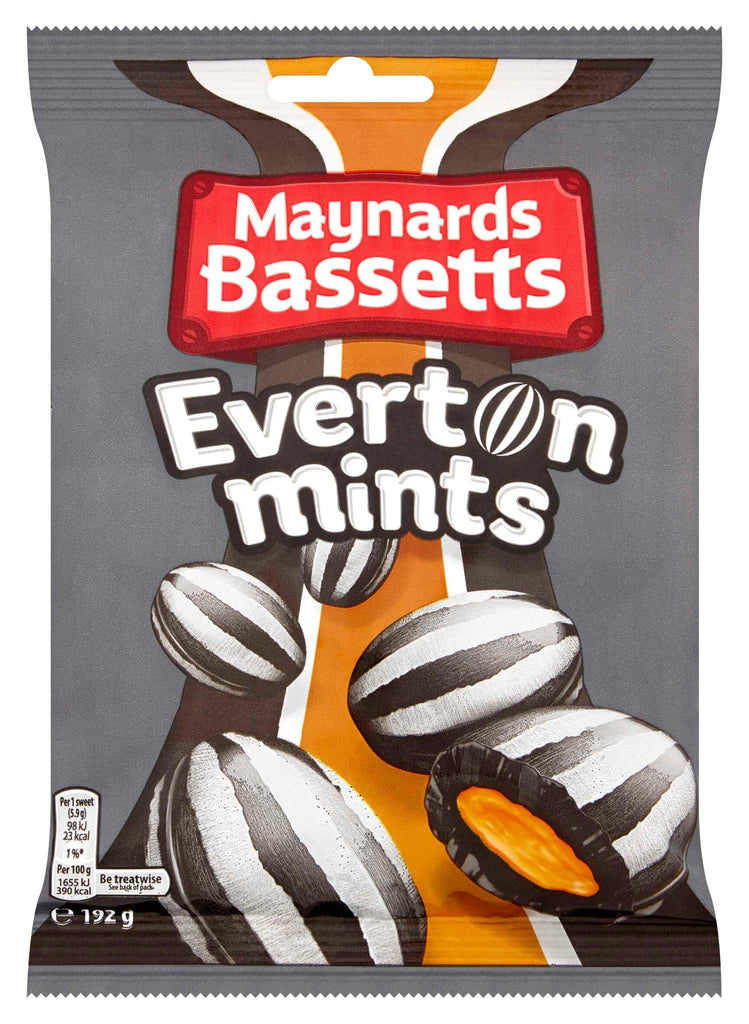 Maynards Bassetts Everton Mints (CASE OF 12 x 192g)
