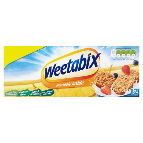 Weetabix Cereal Original (Pack of 12 Biscuits) (CASE OF 18 x 215g)