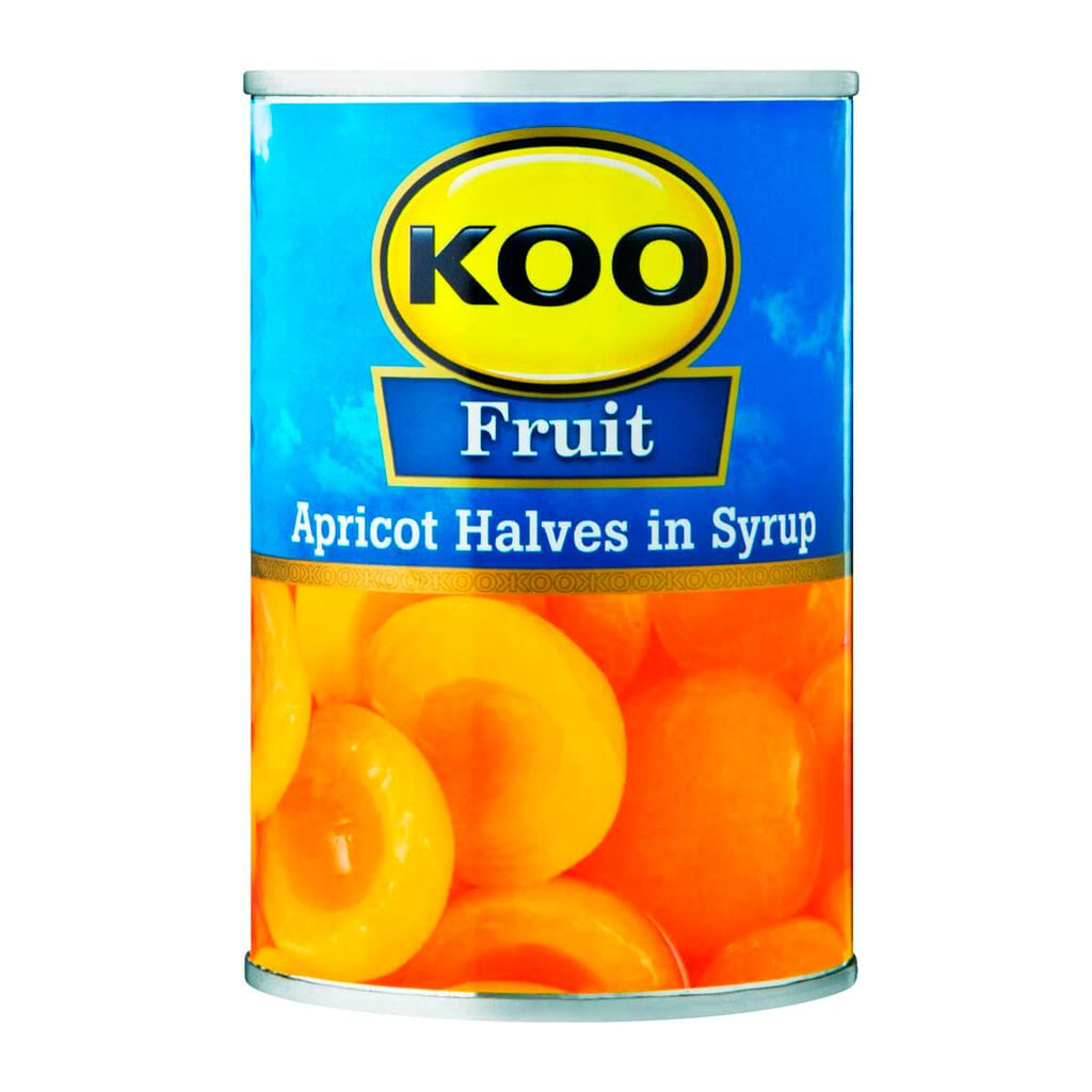 Koo Apricot Halves in Syrup (Kosher) (CASE OF 12 x 410g)