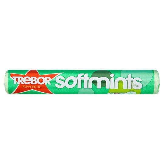 Trebor Mints Peppermint Soft Mints Roll (CASE OF 40 x 44.9g)
