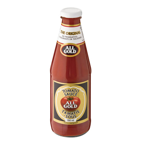All Gold Tomato Sauce Large Glass Bottle (Kosher) (CASE OF 6 x 700ml)