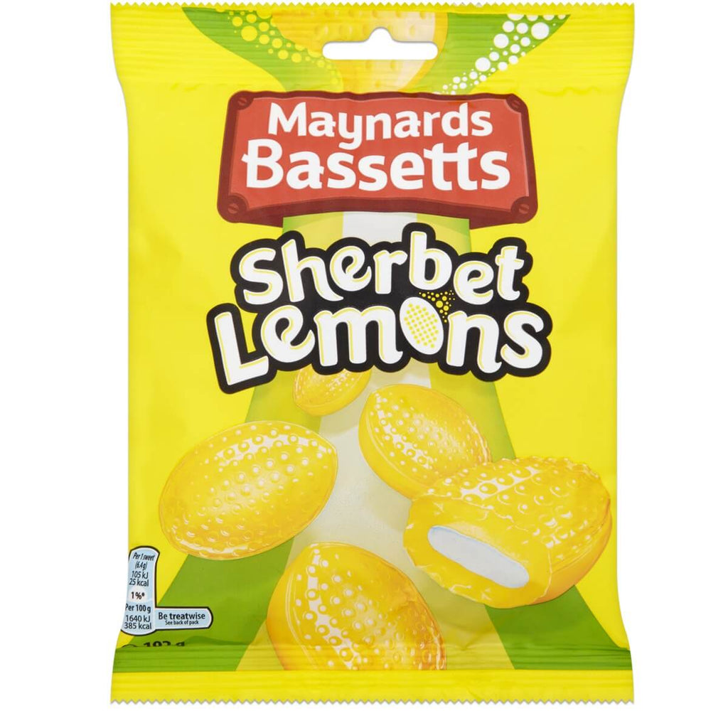 Maynards Bassetts Sherbet Lemons (CASE OF 12 x 192g)
