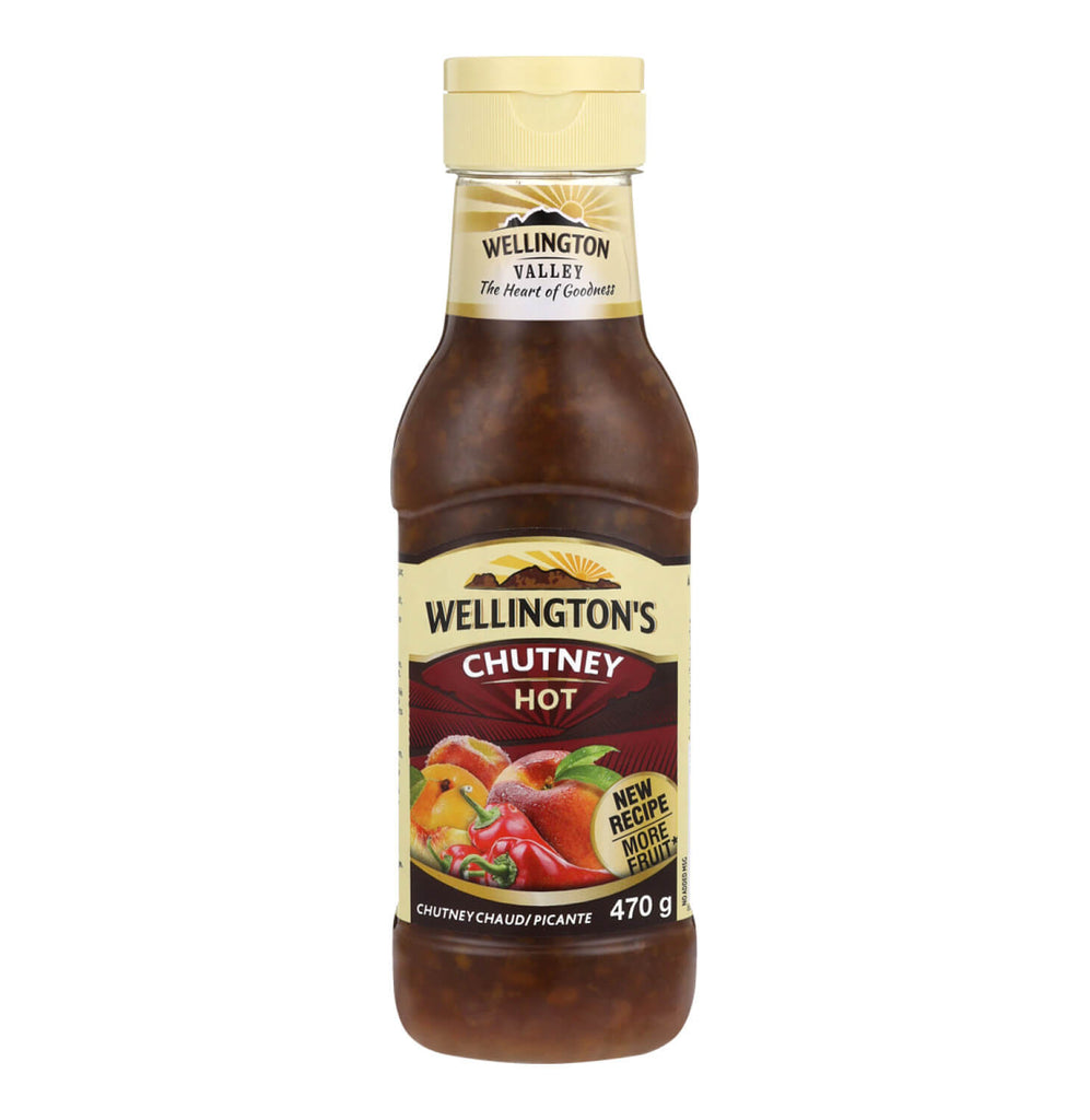 Wellingtons Chutney Hot Squeezy Bottle (Kosher) (CASE OF 12 x 450g)