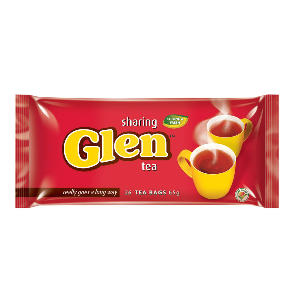 Glen Original Tea Bags (Pack of 100 Bags) (CASE OF 6 x 250g)