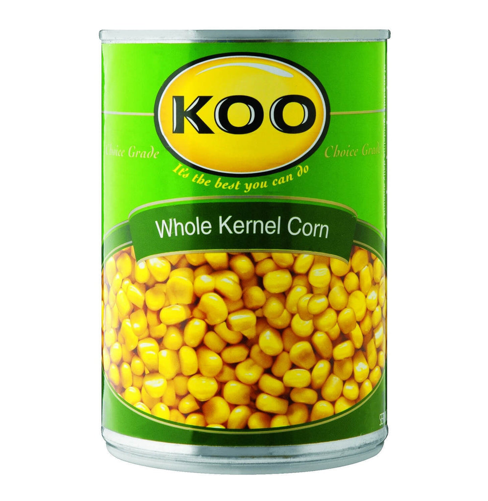 Koo Corn Whole Kernel in Brine (Kosher) (CASE OF 12 x 410g)