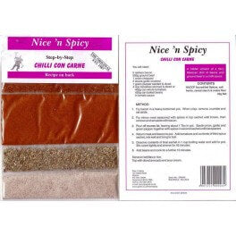 Nice n Spicy Chilli Con Carne Spice Mix (CASE OF 25 x 20g)
