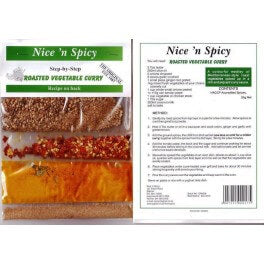 Nice n Spicy Roasted Vegetable Curry Spice Mix (CASE OF 20 x 25g)