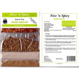 Nice n Spicy Lamb Pot Spice Mix (CASE OF 25 x 20g)