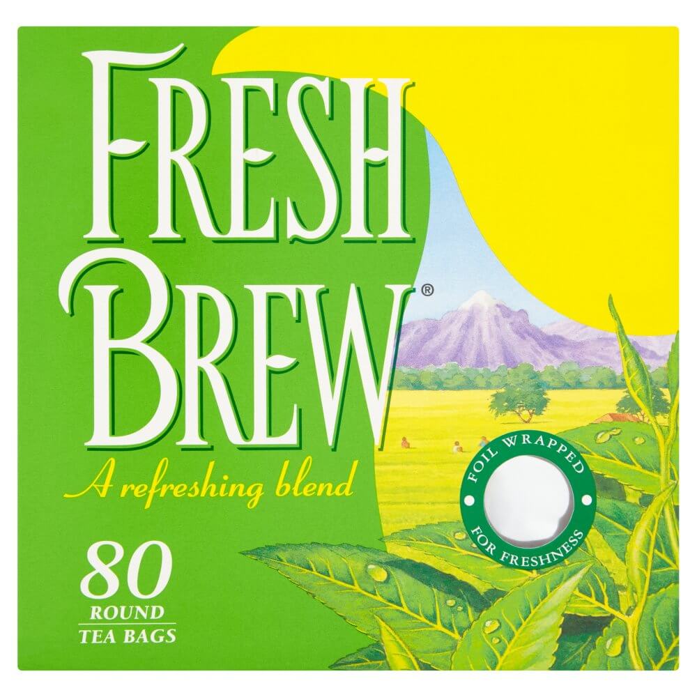 Fresh Brew Tea (Pack of 80 Tea Bags) (CASE OF 6 x 232g)