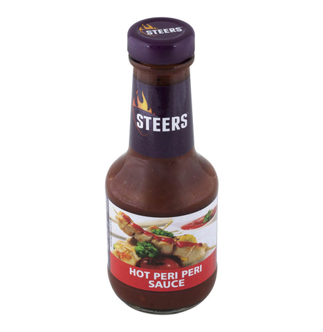 Steers Hot Peri Peri Sauce (CASE OF 6 x 375ml)