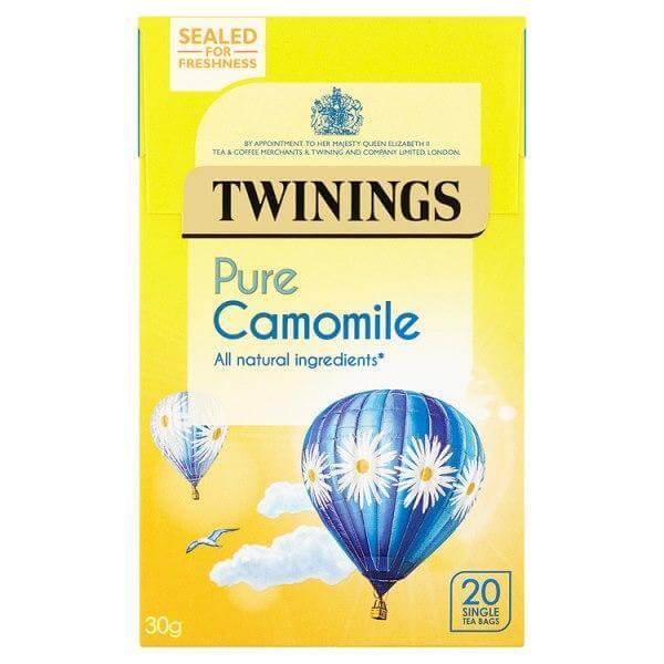 Twinings Chamomile Pure (Pack of 20 Tea Bags) (CASE OF 4 x 30g)
