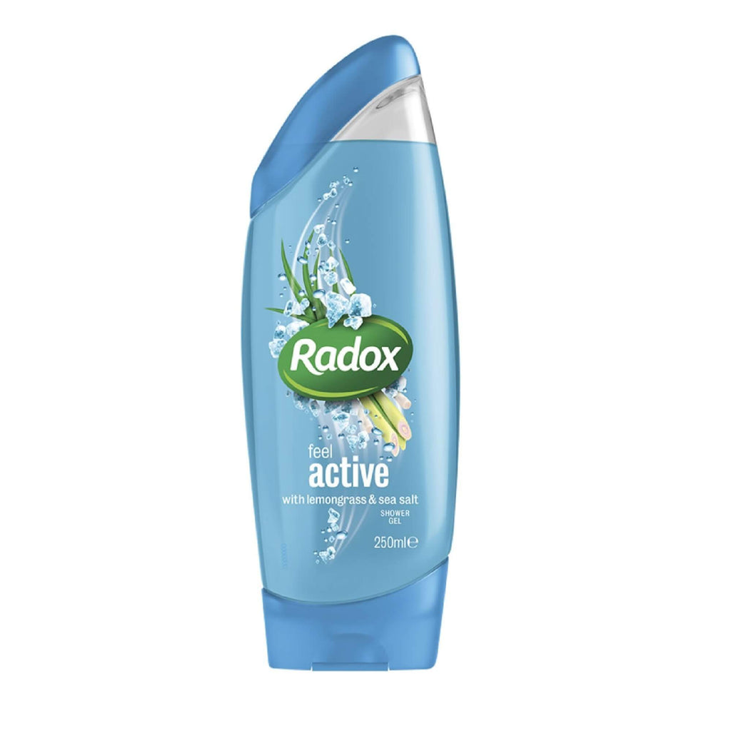 Radox Shower Gel Active 2 in 1 Shower Gel and Shampoo (CASE OF 6 x 250ml)
