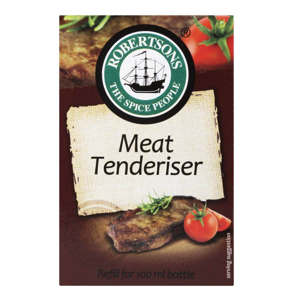 Robertsons Spice Meat Tenderizer Refill Box (Kosher) (CASE OF 10 x 100g)