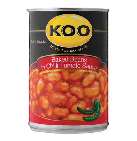 Koo Baked Beans with Chilli Sauce (CASE OF 12 x 420g)
