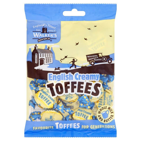 Walkers Toffee English Creamy Bag (CASE OF 12 x 150g)