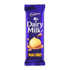 Cadbury Whole Nut Bar (HEAT SENSITIVE ITEM - PLEASE ADD A THERMAL BOX TO YOUR ORDER TO PROTECT YOUR ITEMS (CASE OF 24 x 80g)