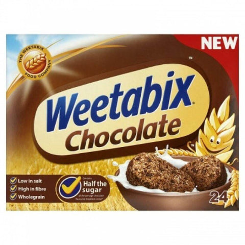 Weetabix Cereal Chocolate (Pack of 24 Biscuits) (CASE OF 10 x 540g)