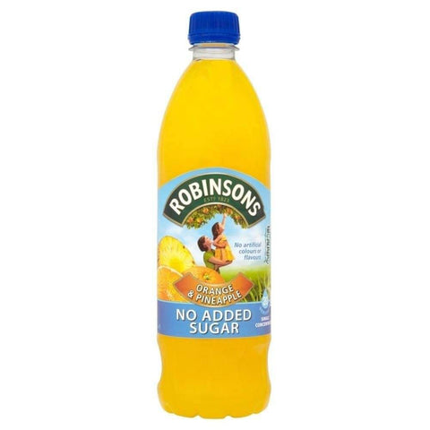 Robinsons Squash Orange and Pineapple No Added Sugar (CASE OF 12 x 1L)