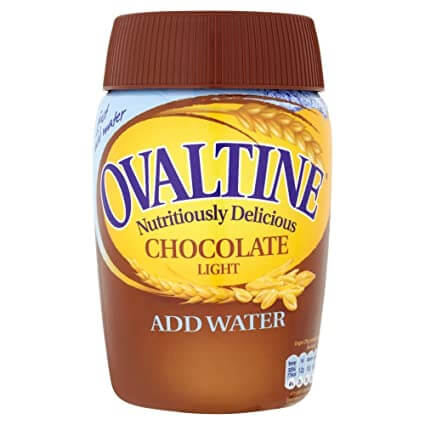 Ovaltine Chocolate Light Powder, Light Chocolate Powder (CASE OF 6 x 300g)