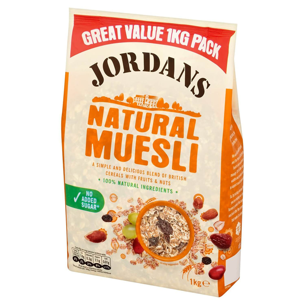 Jordans Natural Muesli (CASE OF 4 x 1kg)
