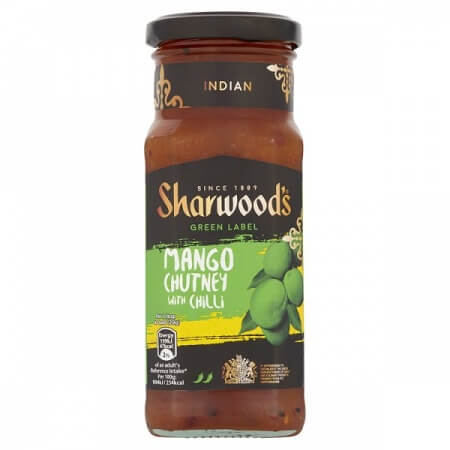 Sharwoods Chutney Green Label Mango and Chilli (CASE OF 6 x 360g)