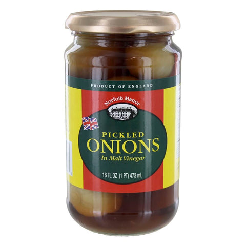 Norfolk Manor Pickled Onions in Malt Vinegar (CASE OF 6 x 473ml)