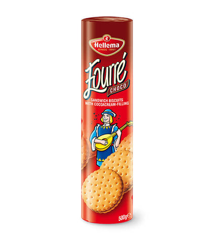 Hellema Fourre Chocolate Sandwich Biscuits (CASE OF 20 x 500g)