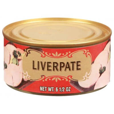 Geiers Pork Liver Pate, Finely Ground Pork Liver Specially Blended with Natural Spices, Spread and Serve (CASE OF 12 x 184g)