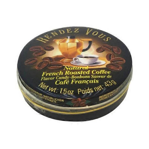 Rendezvous Natural French Roasted Coffee Candy (CASE OF 12 x 43g)