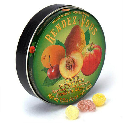 Rendezvous Natural Orchard Fruit Candy (CASE OF 12 x 43g)