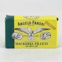 Angelo Parodi Selected and Hand Packed Mackerel Fillets in Olive Oil (CASE OF 50 x 125g)