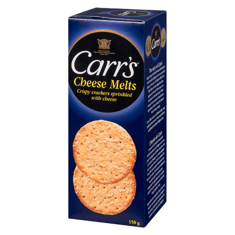 Carrs Cheese Melts (CASE OF 12 x 150g)