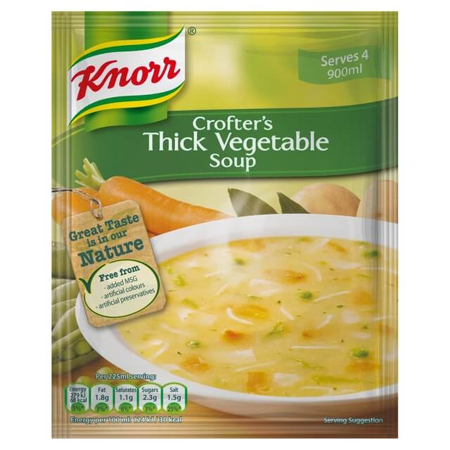 Knorr Soup Crofters Thick Vegetable (CASE OF 9 x 75g)