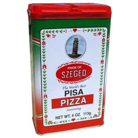 Pride of Szeged Pizza Seasoning, The Worlds Best (CASE OF 6 x 99g)