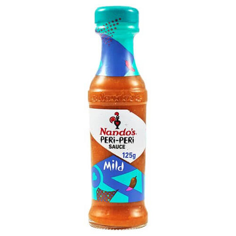 Nandos Mild Peri Peri Sauce Small Bottle (Kosher) (CASE OF 6 x 125g)