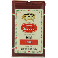 Pride of Szeged Rib Rub Seasoning (CASE OF 6 x 142g)