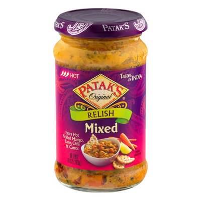 Pataks Mixed Hot Relish (CASE OF 6 x 283g)