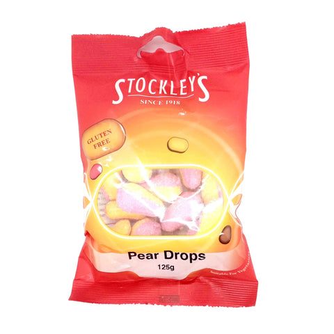 Stockleys Sweets Pear Drops (CASE OF 12 x 125g)