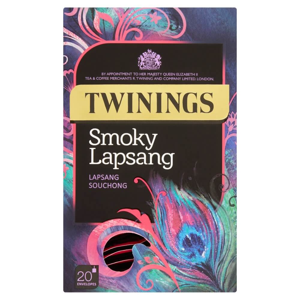 Twinings Tea - Lapsang Souchong Smokey (One Box of 20 Tea Bags) (CASE OF 6 x 40g)