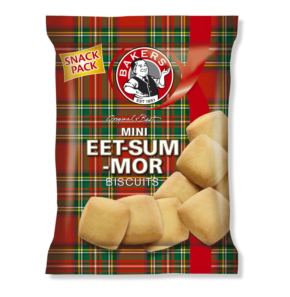 Bakers Eet Sum Mor Mini Shortbread Biscuits Bag (CASE OF 24 x 40g)