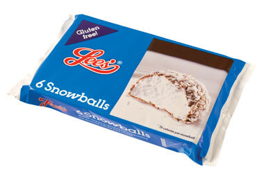 Lees Snowballs - Original (ITEM IS HEAT SENSITIVE AND EASILY CRUSHED) (CASE OF 12 x 110g)