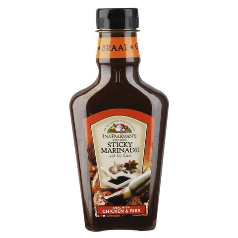 Ina Paarman Marinade - Sticky With Soy Sauce (Kosher) (CASE OF 12 x 500ml)