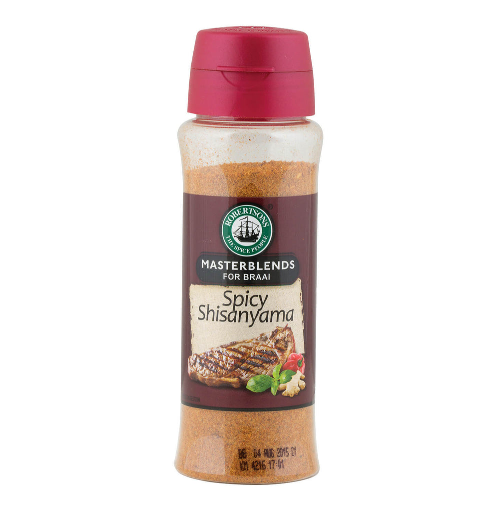 Robertsons Spice - Masterblends for Braais - Spicy Shisanyama (Kosher) (CASE OF 10 x 200g)