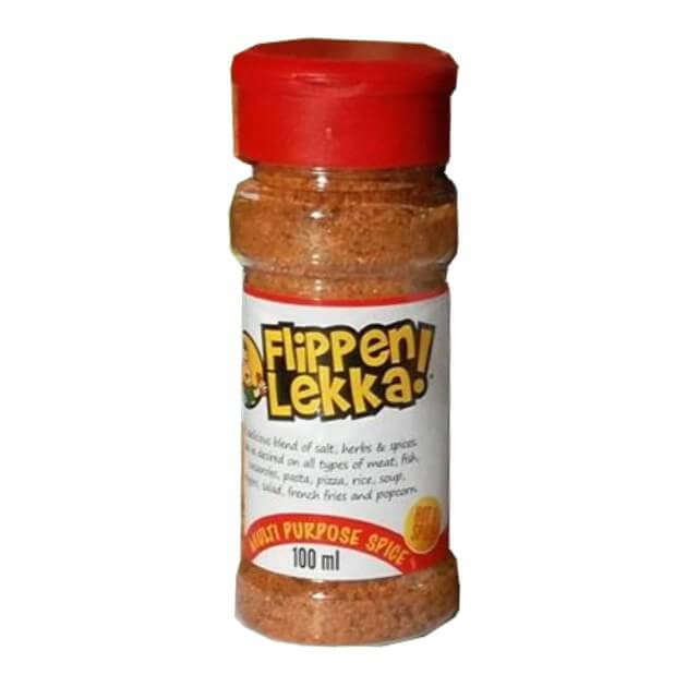 Flippen Lekka Spice Hot And Spicy Multi-Purpose Spice (CASE OF 12 x 100ml)