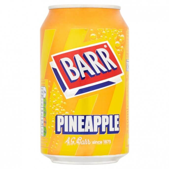 Barrs Pineapple (CASE OF 24 x 330ml)